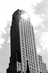 Modern Skyscraper In Black And White photo