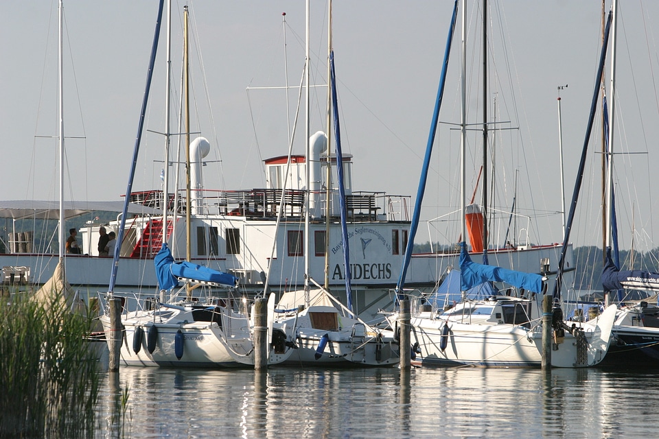 Sailing ships excursion ship andechs