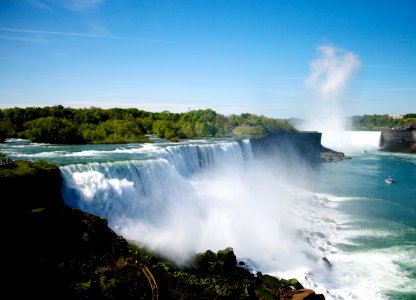 Niagara Falls, New York. Original image from Carol M. Highsmith’s America, Library of Congress collection. photo