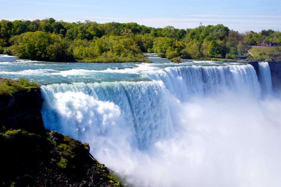Niagara Falls, New York. Original image from Carol M. Highsmith’s America, Library of Congress collection.