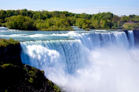 Niagara Falls, New York. Original image from Carol M. Highsmith’s America, Library of Congress collection. photo