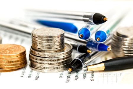 Coins And Pens photo
