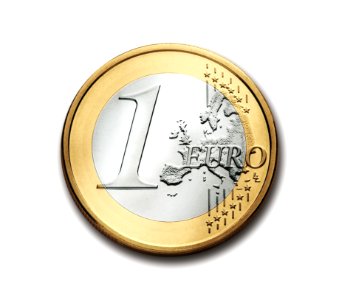 1 Euro Coin photo