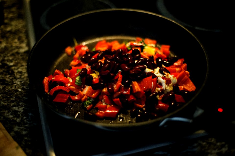 Vegetable Dish On Frying Pan