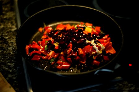 Vegetable Dish On Frying Pan