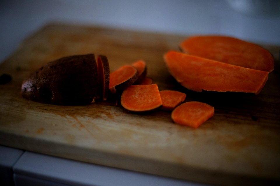 Slice Sweet Potato