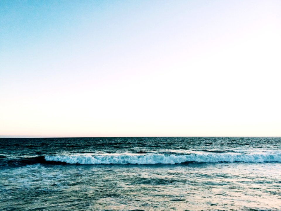 Blue Waves And Sea