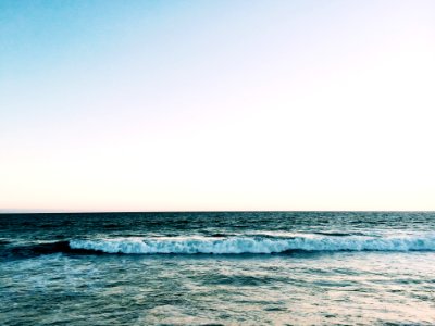 Blue Waves And Sea photo