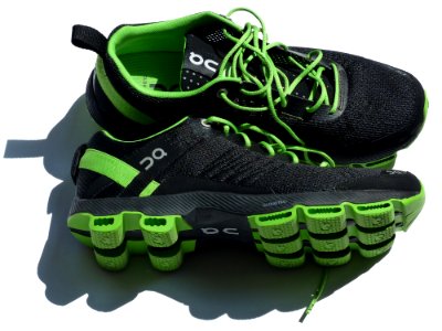 Black Green Sneakers photo