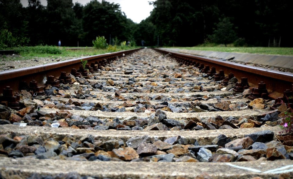 Gravel On Railroad Tracks