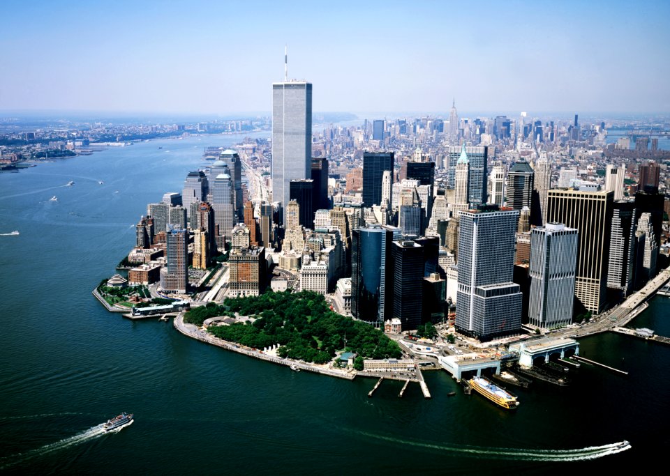Battery Park View, New York. Original image from Carol M. Highsmith’s America, Library of Congress collection.