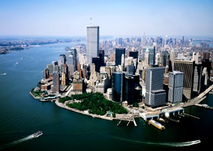 Battery Park View, New York. Original image from Carol M. Highsmith’s America, Library of Congress collection.