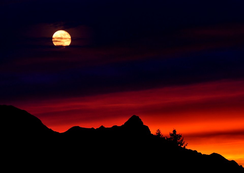 Full Moon Over Black Mountain