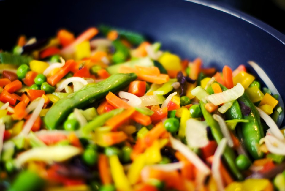 Mixed Vegetables In Pan