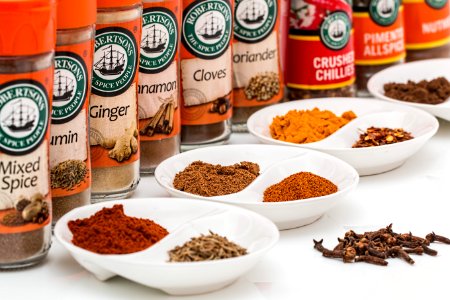 Spice Jars And Spices photo