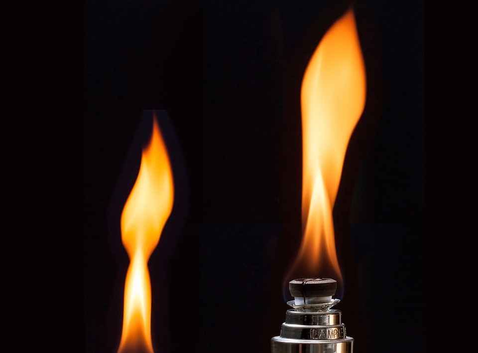 Room fragrance air improvement burn