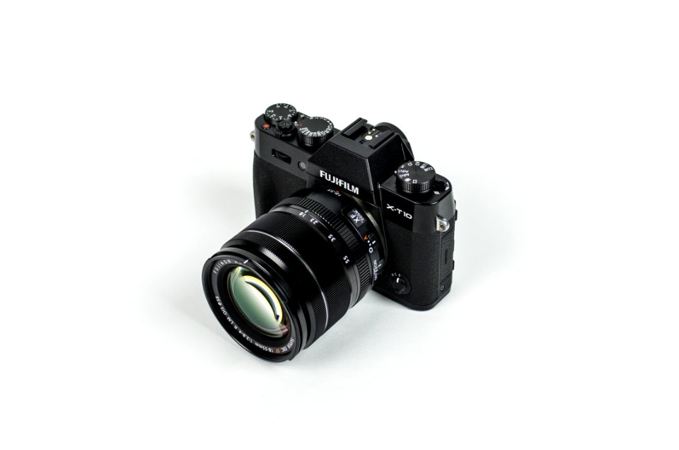 Fujifilm Camera On White