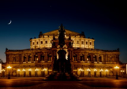 Semperoper At Night