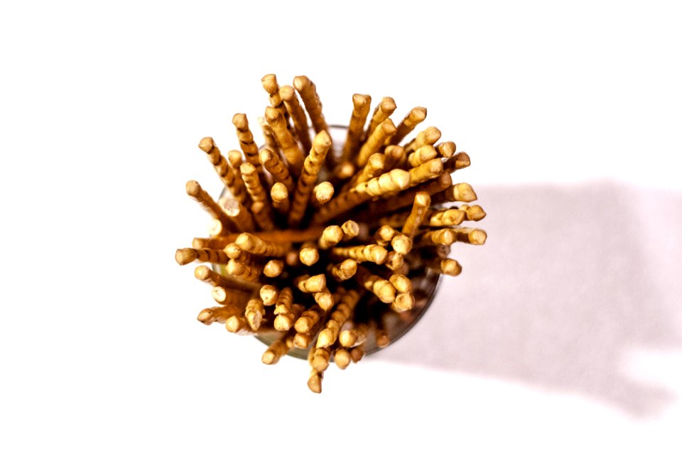 Pretzels Stick On Glass