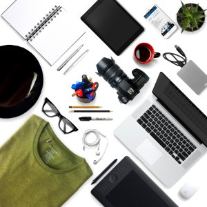 Black And White Laptop Computer
