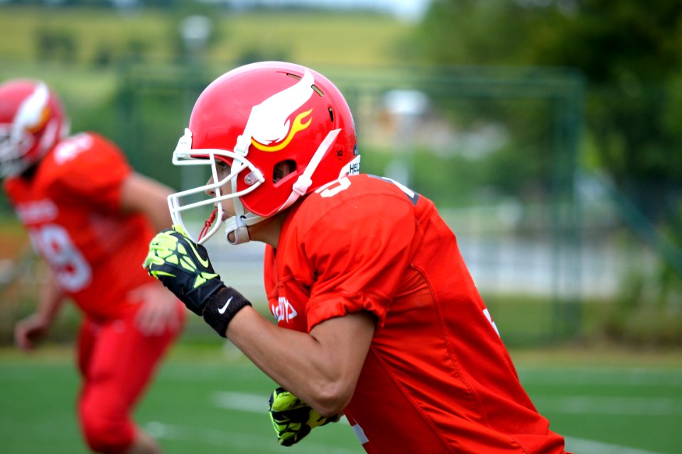 Football Player In Game