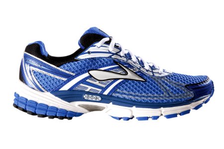 Blue And White Lace Up Shoe