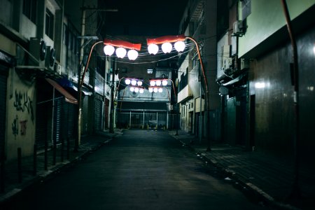 Alleyway In Asian Town photo