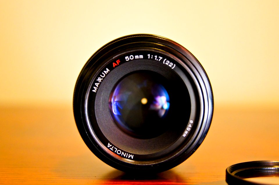 Black Round Camera Lens