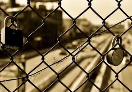 Fence With Locks
