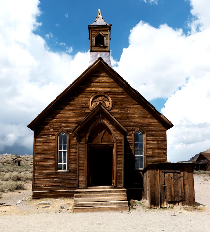 Bodie, a ghost town in the Bodie Hills, east of the Sierra Nevada mountain range in Mono County, California. Original image from Carol M. Highsmith’s America, Library of Congress collection.