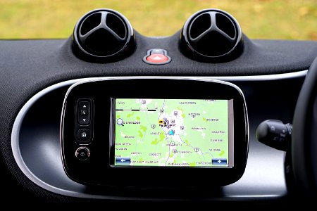 GPS Navigation System In Car