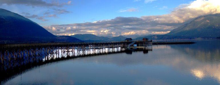 Bridge In The Middle Of Water