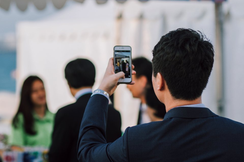 Businessman Using Smartphone