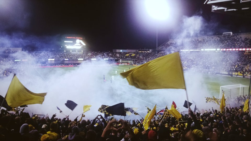 Mayhem At A Football Match