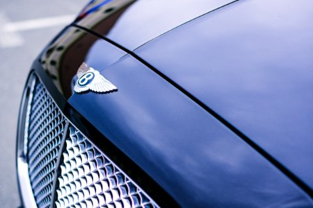 Blue Bentley Continental Gt Close Photography photo