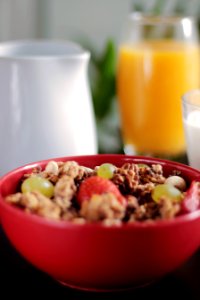 Healthy Breakfast With Muesli