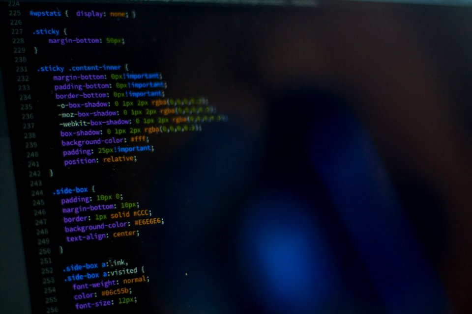Purple And Green Computer Screen Type