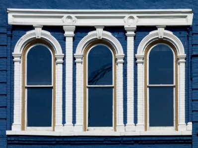 Historic window detail, Port Huron, Michigan (2008) by Carol M. Highsmith. Original image from Library of Congress.