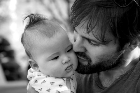Father And Child Portrait