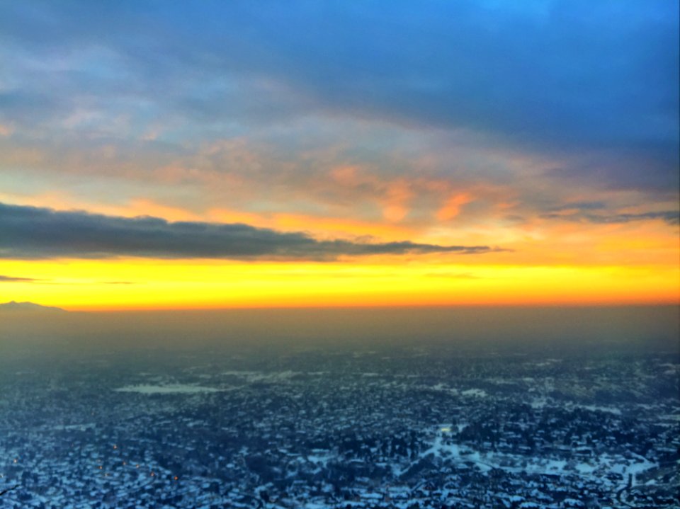 Sunset Over Valley