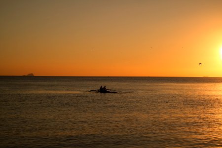 Photo Of Sea During Sunset photo
