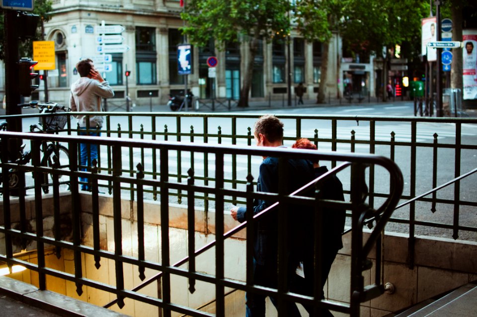 2 Person Walking On Stairs During Daytime