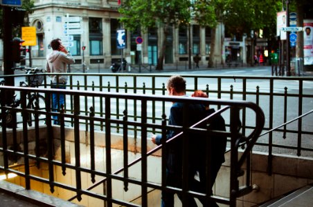 2 Person Walking On Stairs During Daytime