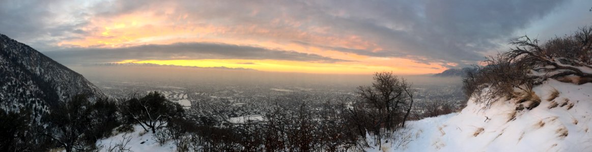Snowy Mountain Panorama