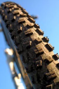 Macro Photography Of Bicycle Tire photo