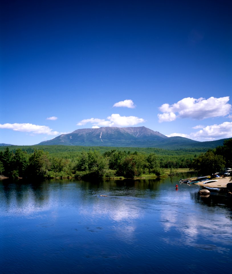Mount Katahdin, Maine, Appalachian Trail. Original image from Carol M. Highsmith’s America, Library of Congress collection.
