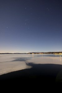 Beach Under Starry Sky At Night