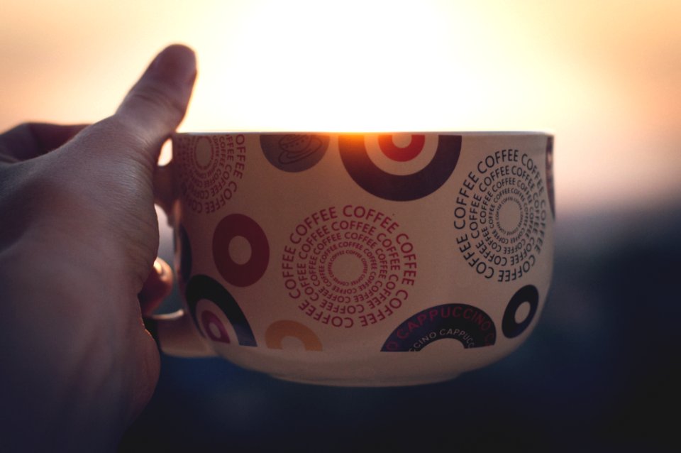 White Green Red And Black Coffee Mug