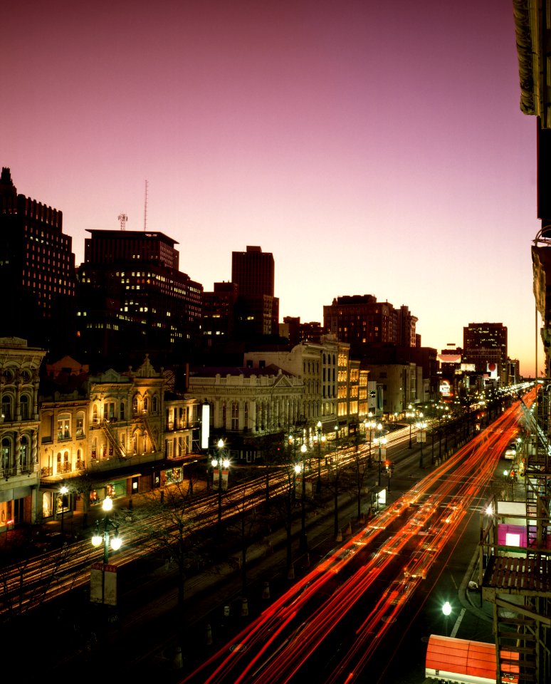 Canal Street, New Orleans. Original image from Carol M. Highsmith’s America, Library of Congress collection.