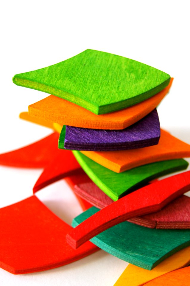 Colorful Fabric Pieces